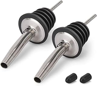 BALTRE 2 Stück Olivenöl Ausgießer mit Verschluss, Ausgießer für Spirituosen und Olivenöl, p…