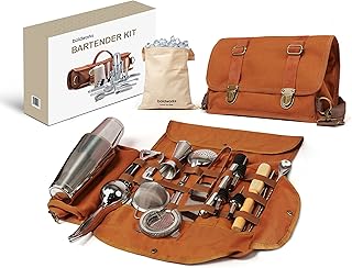 Barkeeper-Tasche, Reise-Barkeeper-Set, professionelle Barkeeper-Werkzeugtasche, tragbare Cocktail…
