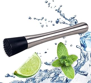 Cocktail Stössel – Ice Crusher,Edelstahl StößEl für Cocktail,Mixer-StößEl CocktailstößEl,…