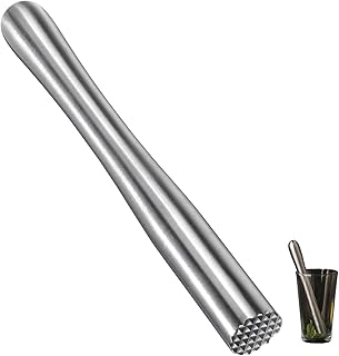 Cocktail Stampfer Muddler,Edelstahl Stößel für Cocktail Stössel Limettenpresse Barstößel Zi…