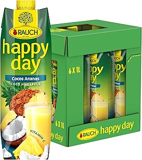 Rauch Happy Day Cocos-Ananas | eine Geschmacksreise in die Karibik | Fruchtsaft aus Ananas und Ko…
