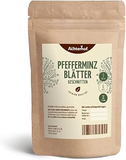 Pfefferminzblätter 1000g I Pfefferminzblätter getrocknet und geschnitten I ideal für Pfeffermi…