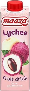 Maaza Lychee Fruit Drink, Fruchtsaft zum Genießen, 8 Packungen (8x330ml)