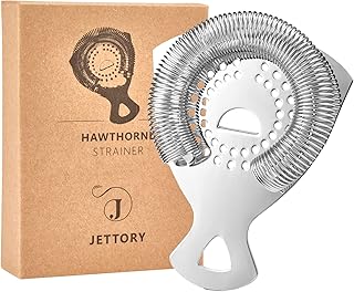 Jettory Cocktail Strainer, Cocktail Sieb, Barsieb aus Edelstahl passend auf alle Shaker, hochwert…