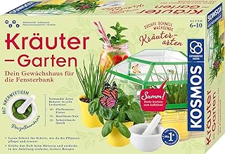 KOSMOS 632090 – Kräuter-Garten, Züchte duftende Kräuter auf der Fensterbank, Mit Gewächshaus …