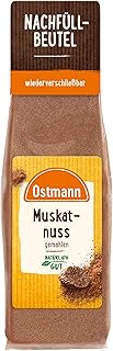 Ostmann Gewürze – Muskatnuss gemahlen | Ideal zum Würzen von Kartoffelgerichten | Zum Nachfüll…