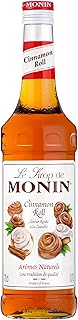 Monin Sirup Cinnamon Roll (1 x 0,7l) – für Kaffee und Getränke – Dessert Verfeinerung – warmes …