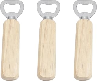 3 Stück Flaschenöffner, Natur Kronkorkenöffner, Tragbare Kapselheber geschenke öffner Persona…