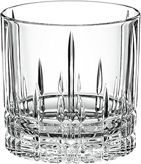 Spiegelau Whisky Glas 4er Set, 270 ml, Perfect Serve, 4500177, Old Fashioned Glas aus Kristallgla…