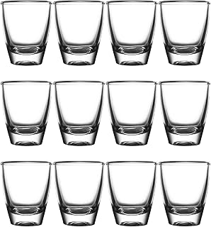 Yitobici Schnapsgläser,30ml Tequila Shotgläser Set, Robuste Shotgläser aus Glas, Shot Gläser …