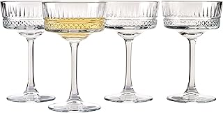 Pasabahce Elysia Sektgläser – 260 ml, Set aus 4 Stück, Hochzeit Sektgläser für Brautparty, Kr…